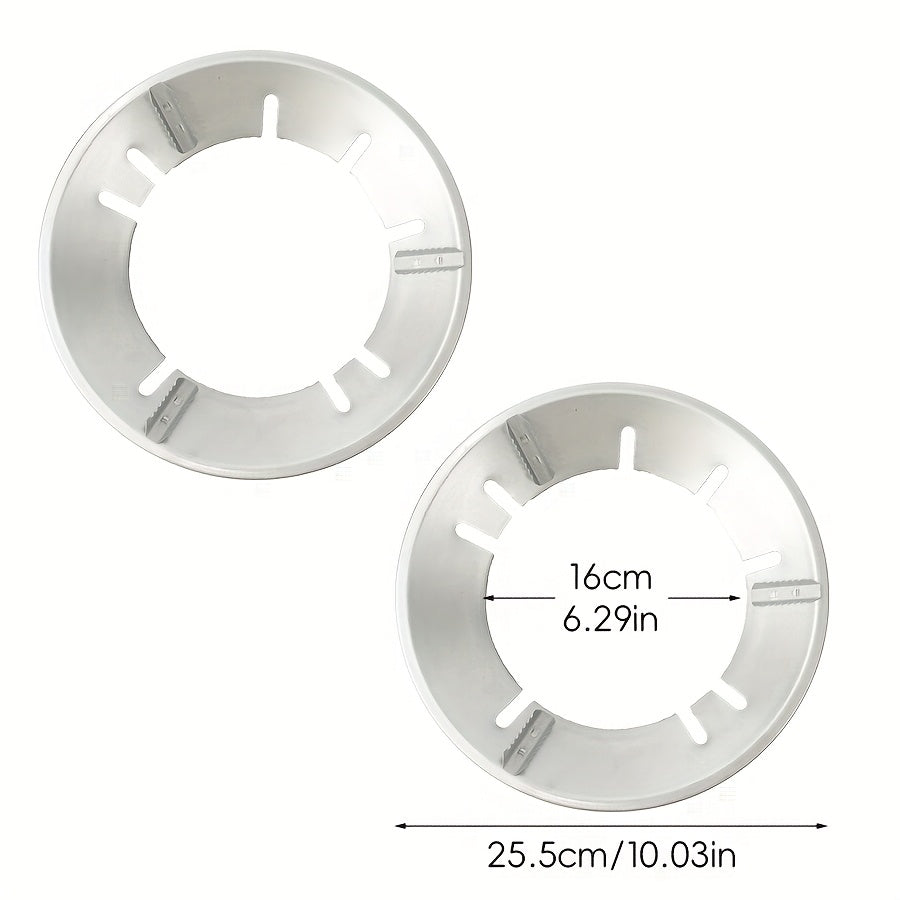 Gas Stove Burner Covers Heat-Resistant Non-Slip Rings for Cooking Fits Flat Round Pans