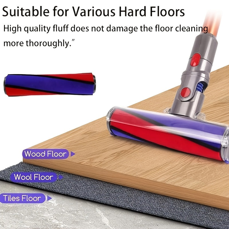 Dyson V6-V11 changyutgichlari uchun yumshoq plush rolik cho'tkasi va yopishqoq lentalar almashtirish to'plami. 3 ta lenta, T8 tornavida va rolik cho'tkasi qismi kiradi.