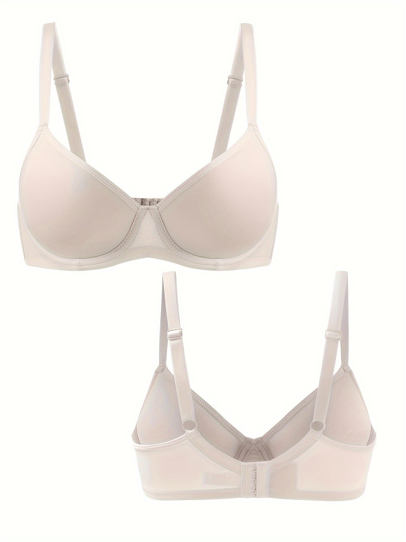 Seamless Push Up Bras Solid Comfortable Everyday Wear