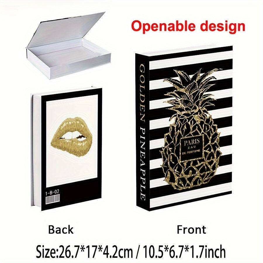 Decorative Fake Book Ornament for Living Rooms and Offices