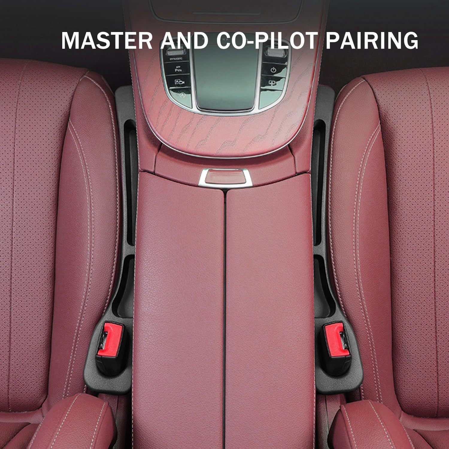 Conjunto de rellenadores de huecos para asientos de coche para coches, SUV, camiones, almacenamiento de doble cara