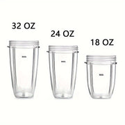 Taza mezcladora de reemplazo de 18oz, 24oz y 32oz para licuadoras de 600W y 900W