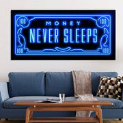 Modern Abstract Art Posters Canvas Wall Art Blue for Living Room Bedroom Indoor