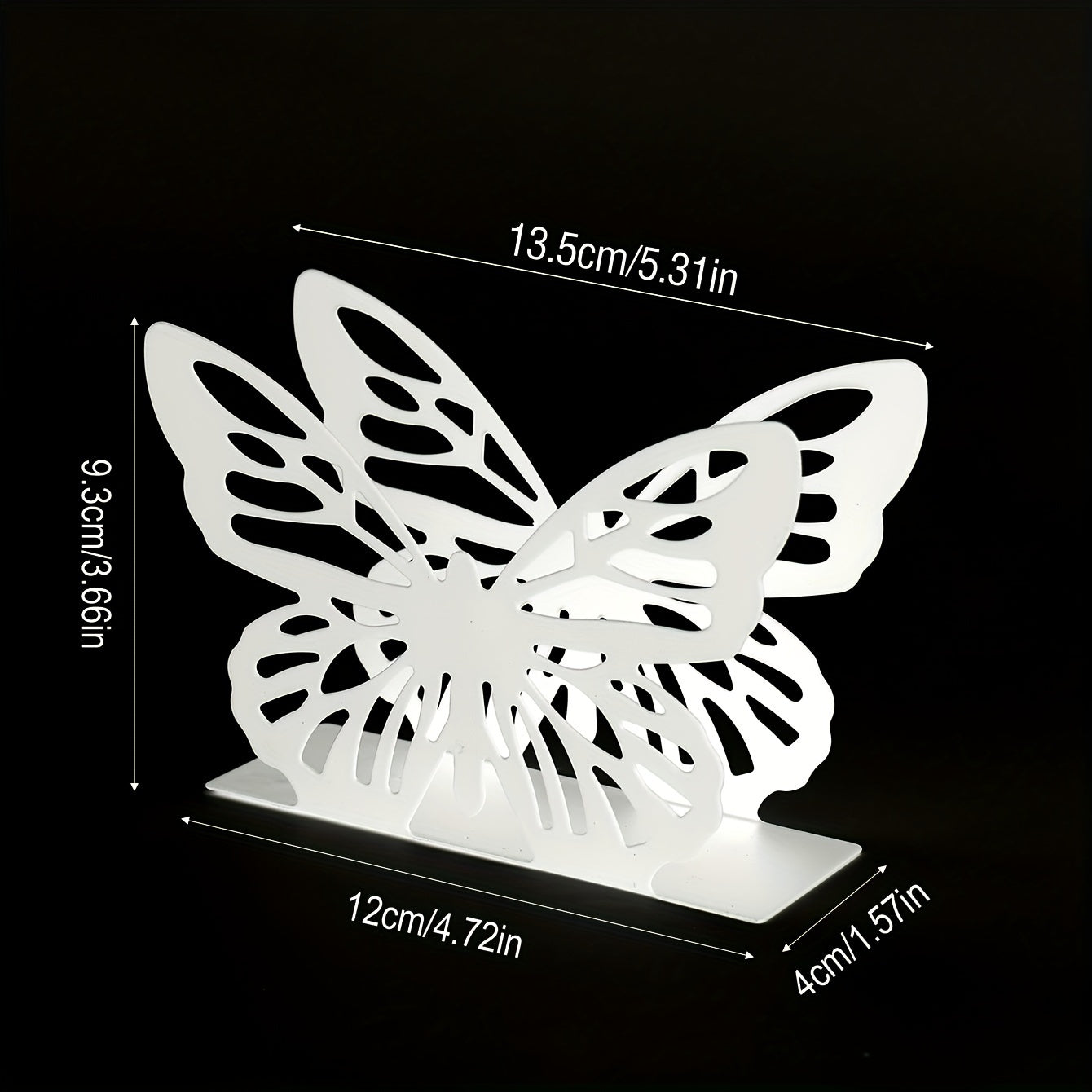 Oyoq shaklidagi metall tishli qog'ozni chiqarish uchun idish oshxona stoli yoki ovqatlanish stoliga