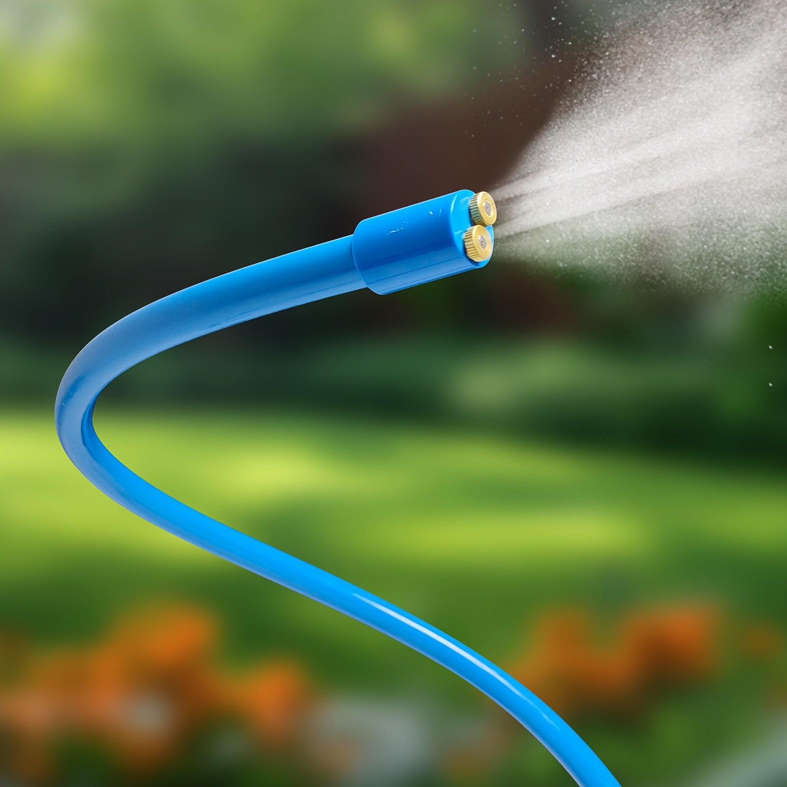 Портативная уличная система охлаждения с туманом с регулируемой высотой и латунными распылителями