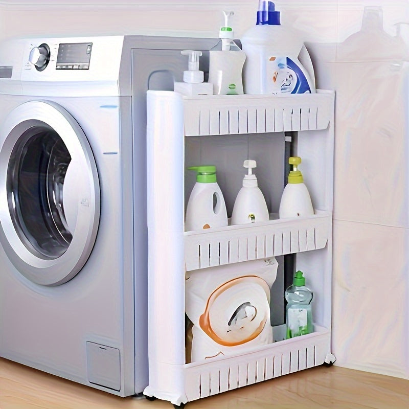 Органайзер для хранения с ультратонким краем холодильника 3/4 слоя для ванной и гостиной, идеален для отелей.