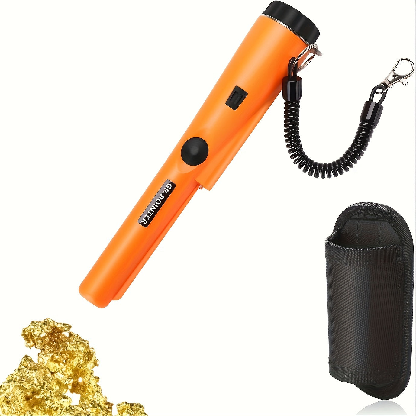 Portable Metal Detector Wand with High Sensitivity 360° Search for Coins Jewelry and Gold