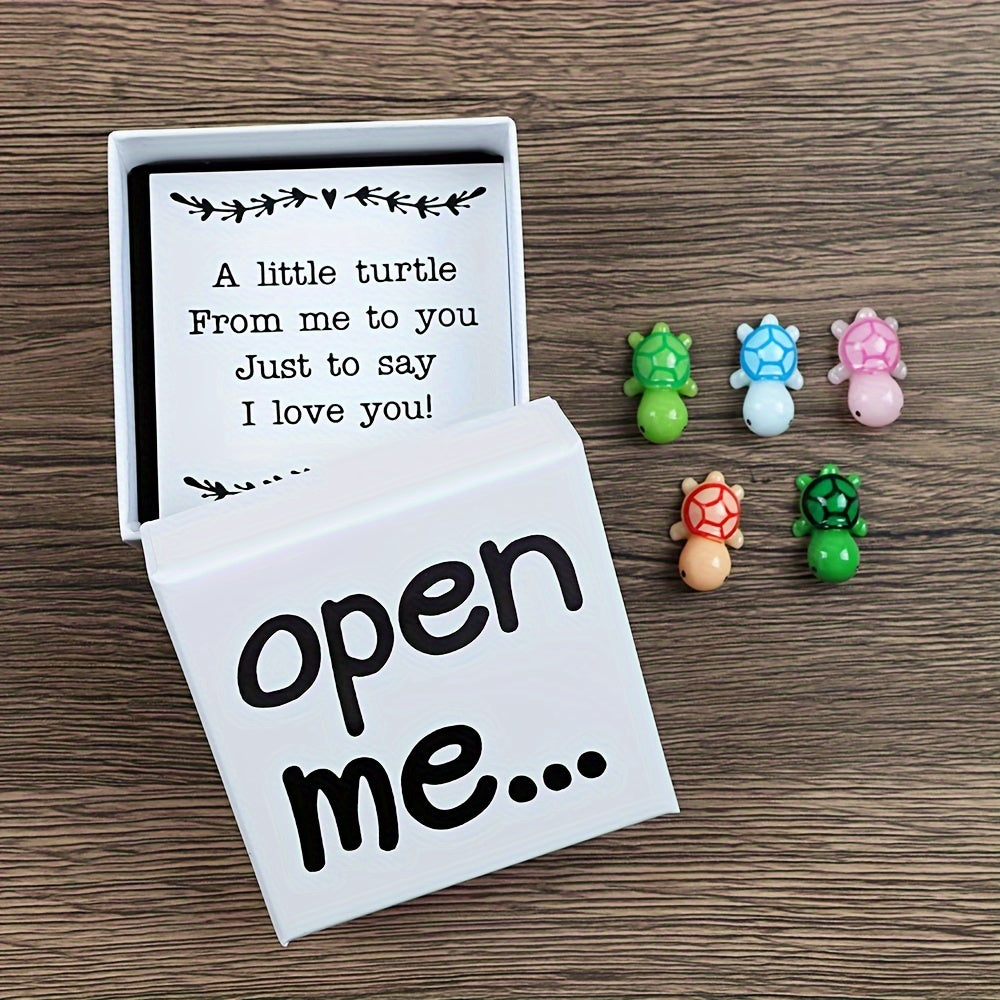 Zargarlik va hunarmandchilik uchun 5 ta kichik toshbaqa charm to'plami