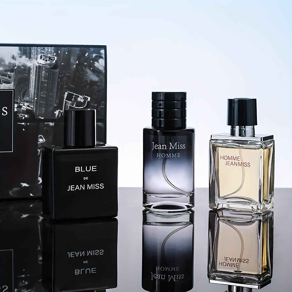 Set de regalo de colonia para hombre, 3 piezas, floral, cítrico, amaderado, de larga duración