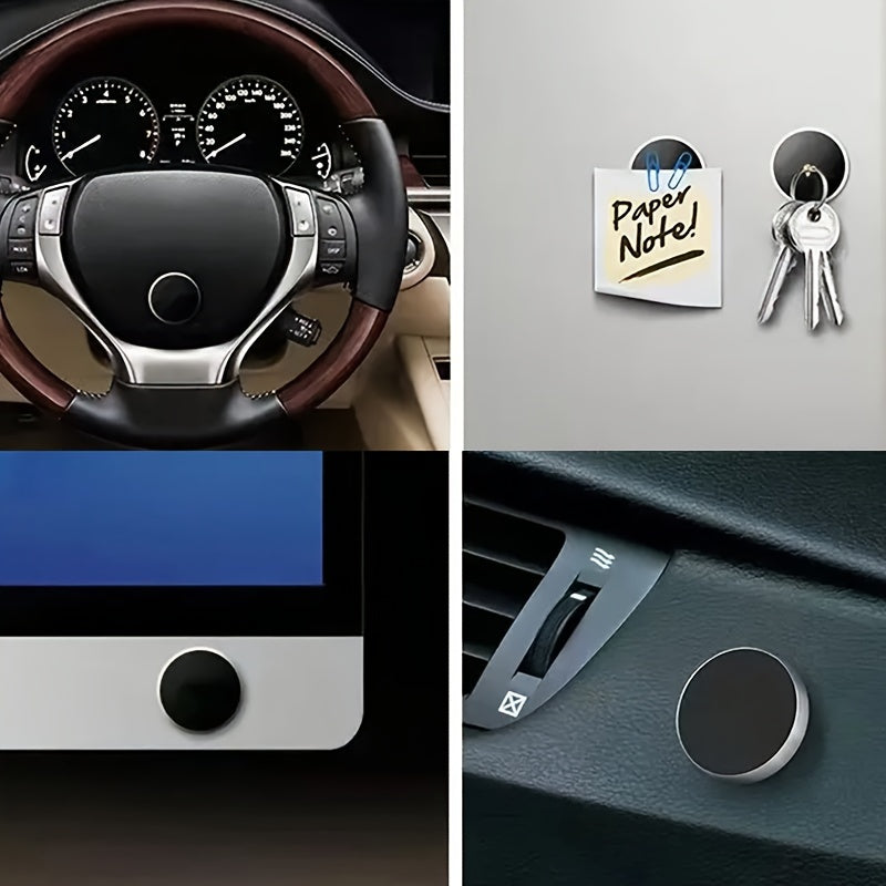 Mini Car Phone Holder Magnetic Suction Cup Dashboard Vent Mount