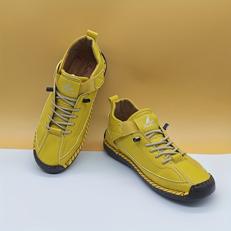 Women's Ankle Slip-On Boots Microfiber Casual Flat Heel All-Season