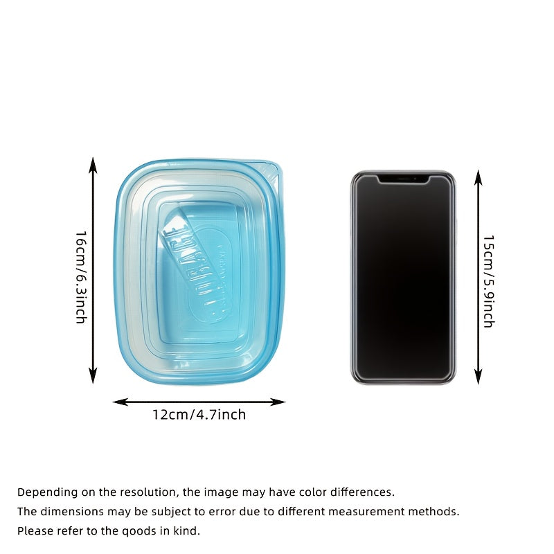 Juego de 10 recipientes apilables para almacenamiento de alimentos con tapas, cajas de preparación de comidas de plástico sin BPA