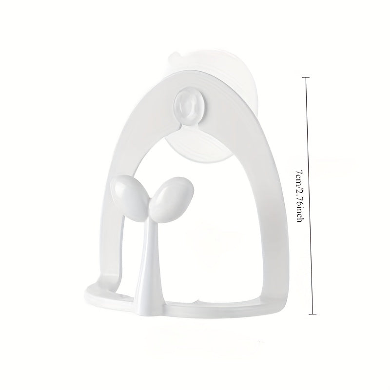 Organizador de fregadero de plástico con ventosa y almacenamiento abierto para esponjas y jabón