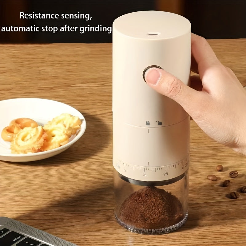 Coffee Grinder Food Processor Mixer Adjustable 38 Settings Silent Spice Beans