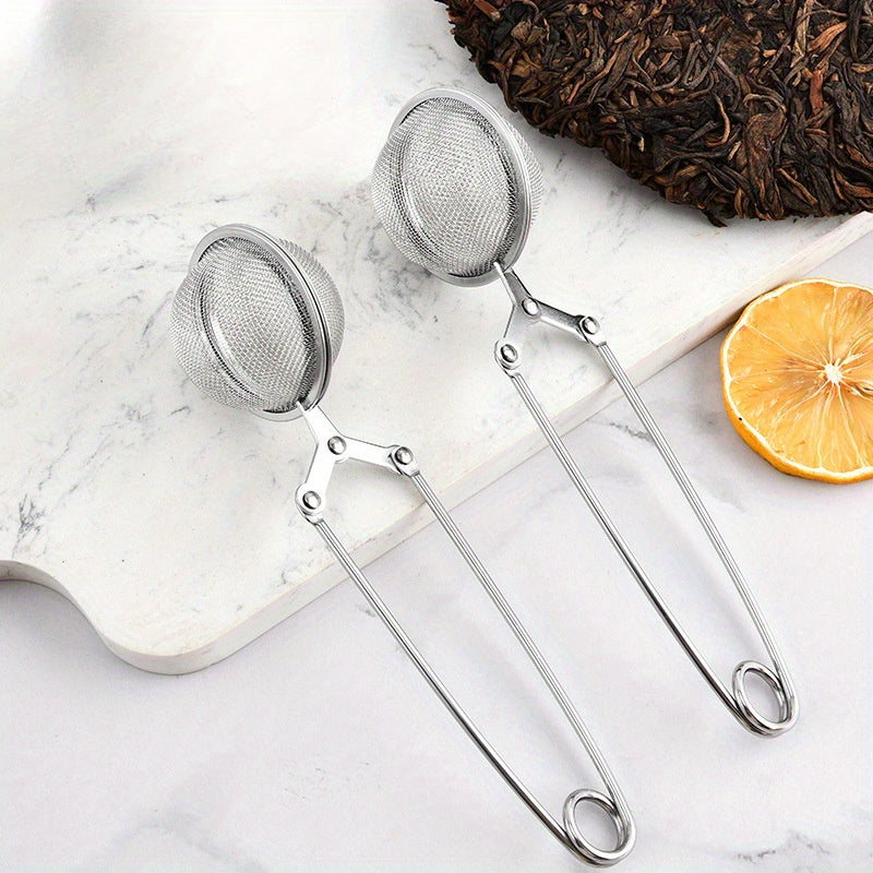 Set of 2 Stainless Steel Tea Infusers Large Ball Mesh Strainers for Loose Leaf Tea