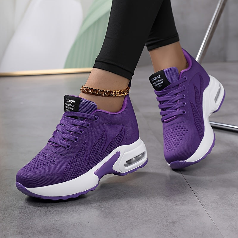 Women's Breathable Slip-On Sneakers with Lift Technology All-Season Comfort