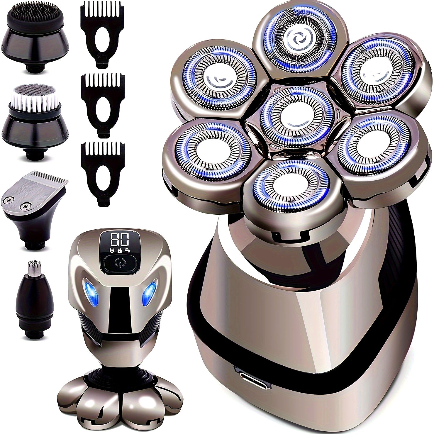 Electric head shaver for men ideal gift for Father's Day