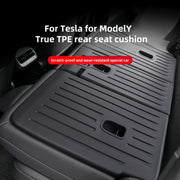 Rear Seat Back Protector Mat TPE for Vehicle Cushion Cover Scratch-Resistant