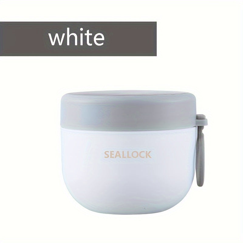 20oz Leak-Proof Plastic Oatmeal and Yogurt Storage Containers with Lids and Spoon