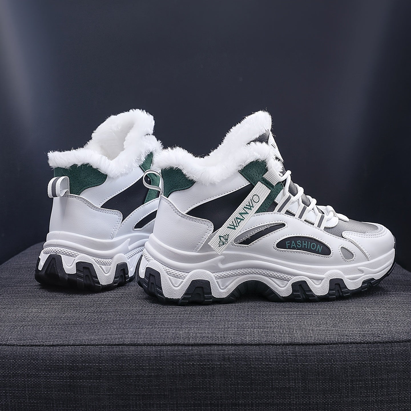 Women Plush Winter Ankle Boots Waterproof Warm Snow Shoes