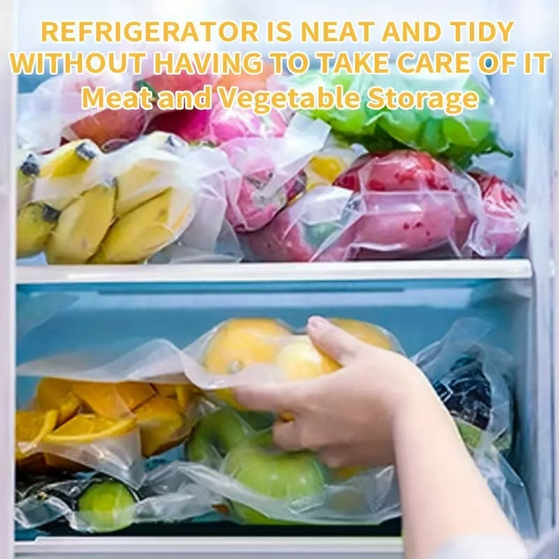 6-Roll Vacuum Sealer Bags Food Storage Meal Prep Preserving Freshness 27.99x300cm