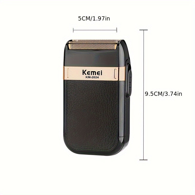 Erkaklar uchun portativ elektr qirqish mashinasi, USB zaryadlash, zanglamaydigan po'latdan yasalgan pichoq, 30-45 daqiqa batareya muddati, suvga chidamli dizayn, sayohat va yuz sochlarini qirqish uchun ideal. Nizomli va ixcham.