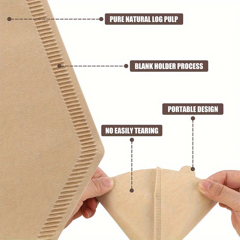 Coffee Filters 100 Pack for 2-4 Cup Drip Coffee Makers