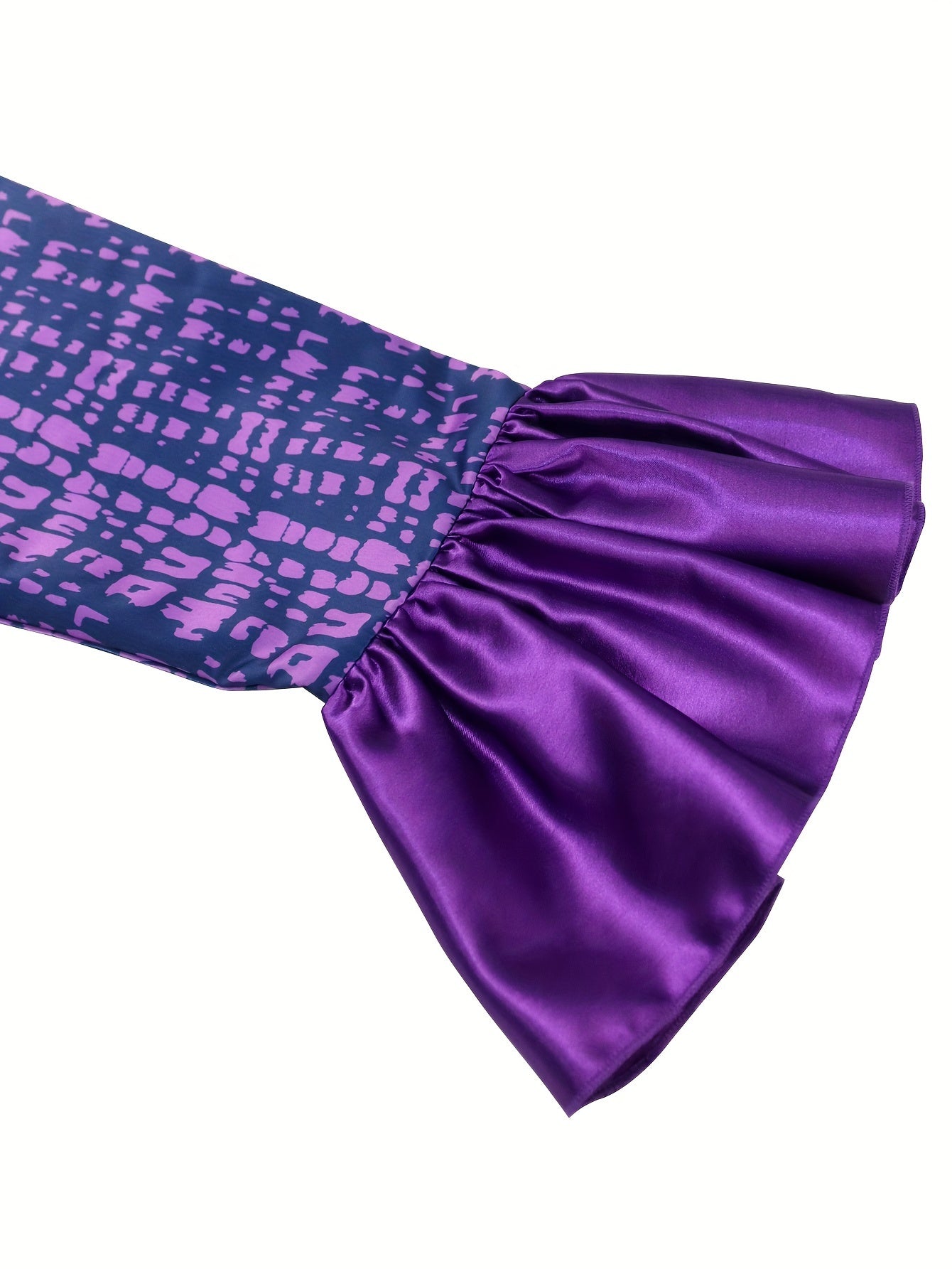 Plus Size Flutter Sleeve Midi Bridesmaid Dress Polyester Knit Plaid Fit and Flare