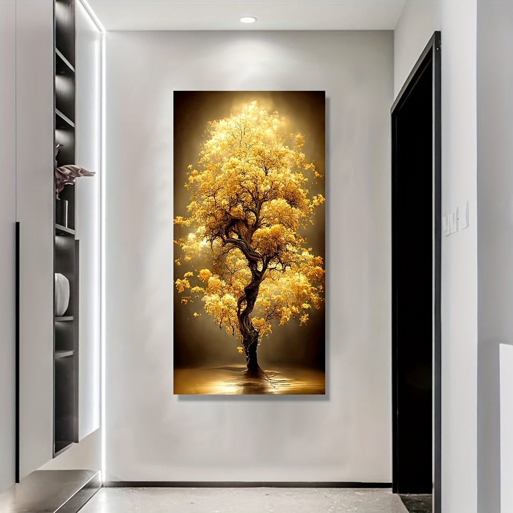Unframed Canvas Wall Art Landscape Tree Modern Painting HD Print 50x100 cm