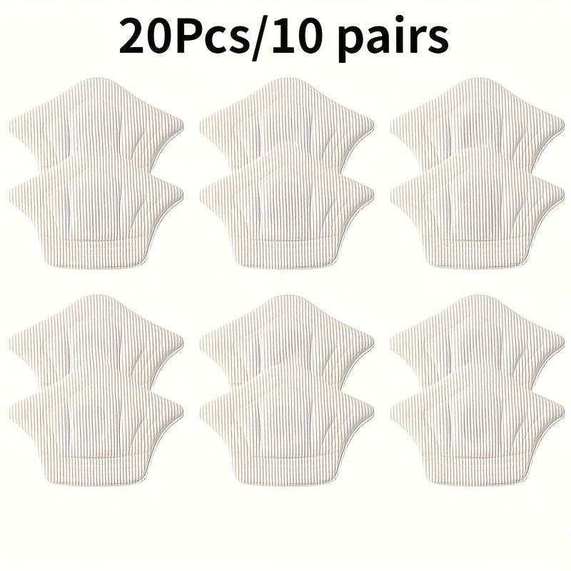 Unisex EVA Ankle Cushions for Shoes 20pcs Heel Stickers Gel Pads