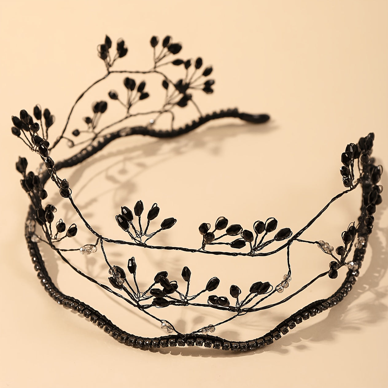 Crystal Rhinestone Headband for Women Wedding and Daily Hair Accessories