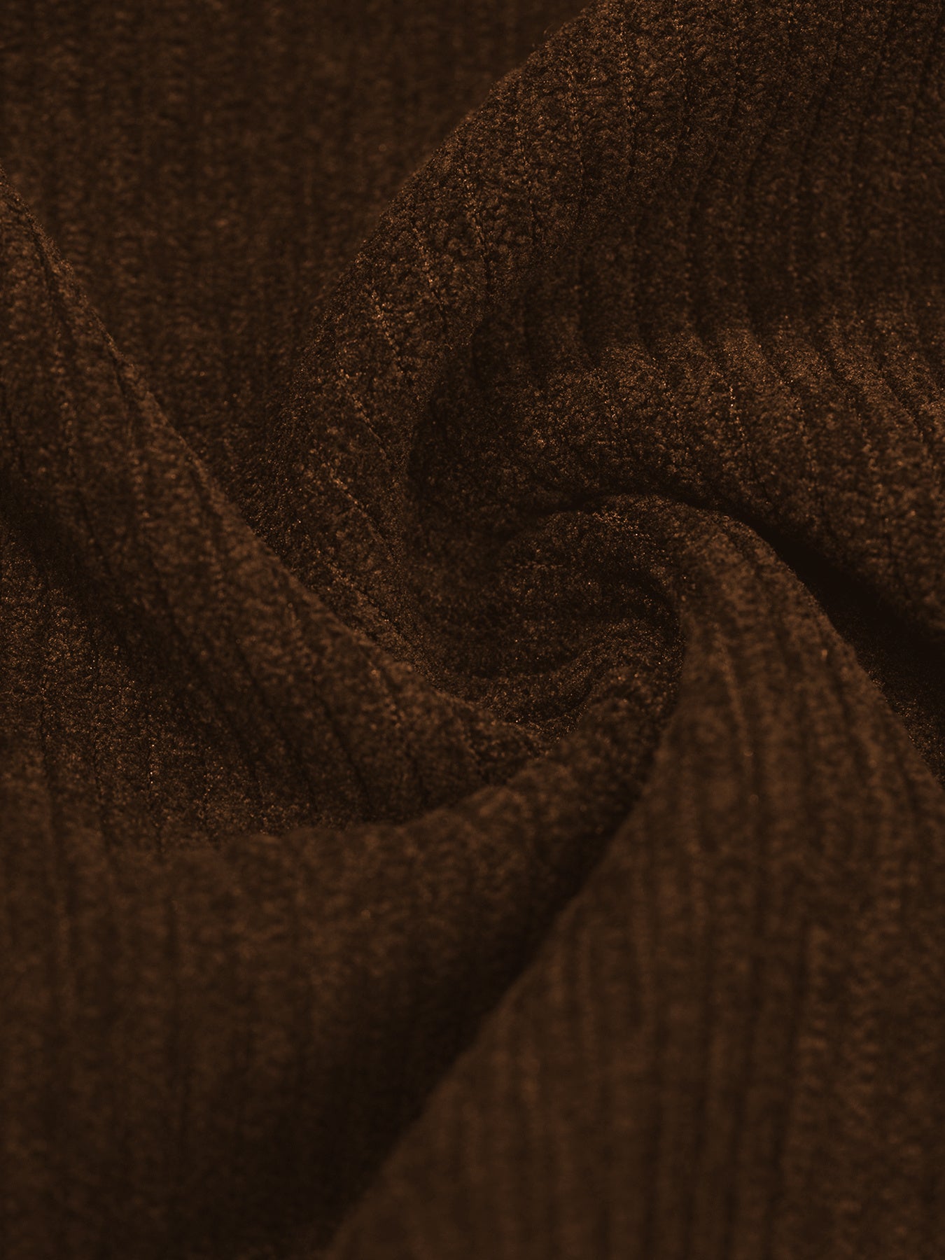 Plus Size Women’s Brown Maxi Skirt With Pockets Elastic Waist Casual