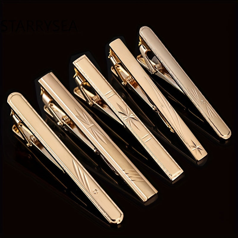 Men's Tie Bar Clip for Business and Weddings Stainless Steel Slim Tie Pin