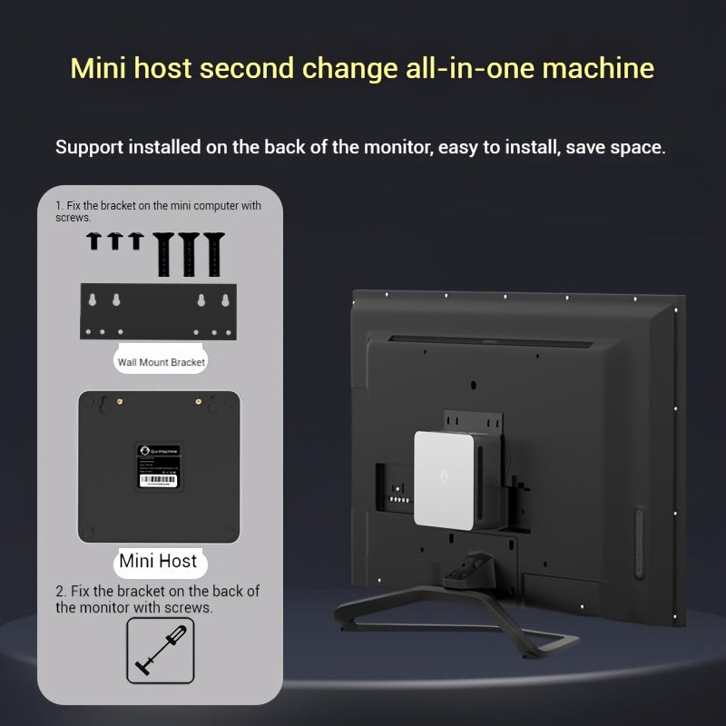 Mini PC Ryzen 7 7735HS 32GB RAM 1TB SSD WiFi 6 Gaming Computer with Radeon 680M