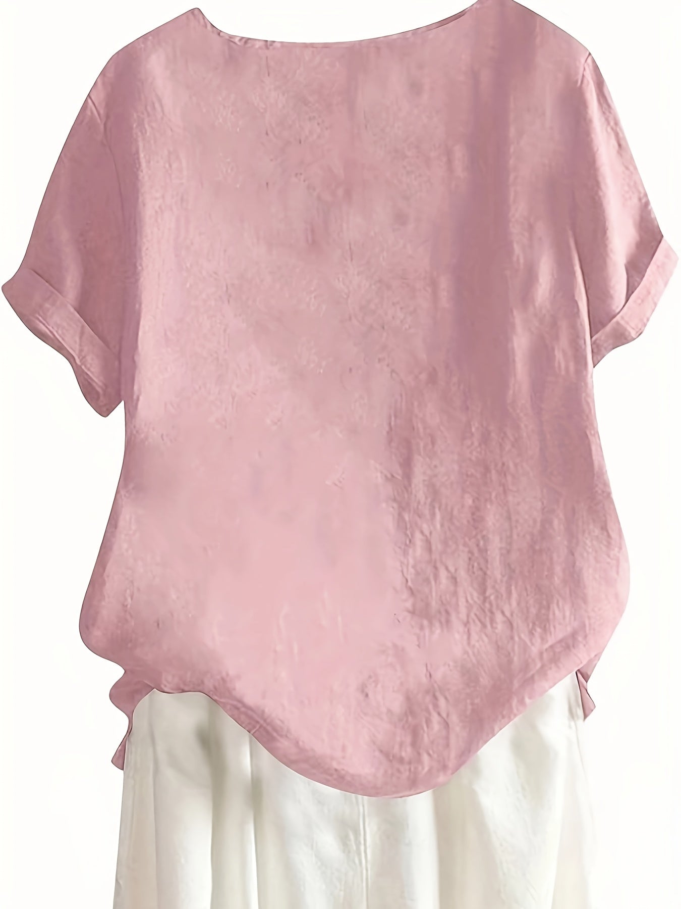 Camisa de algodón de color sólido para mujer, de botones, para primavera y otoño