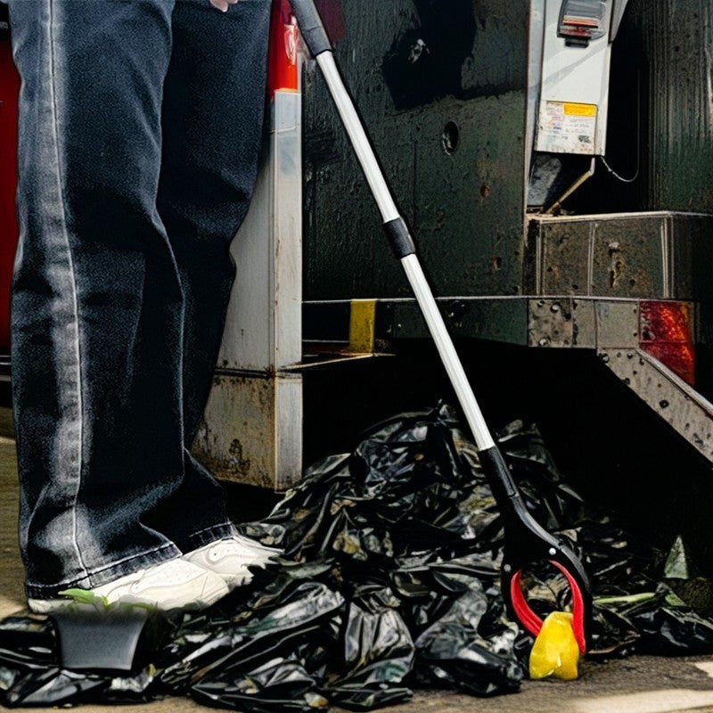 Aluminiy qotishmasidan tayyorlangan kengaytirilgan qamrab olish axlat uskunasi - oshxonalar, yotoqxona, yashash xonalari va ochiq joylarda samarali tozalash uchun moslashuvchan, namlikka javob beruvchi sanitariya qurilmasi.