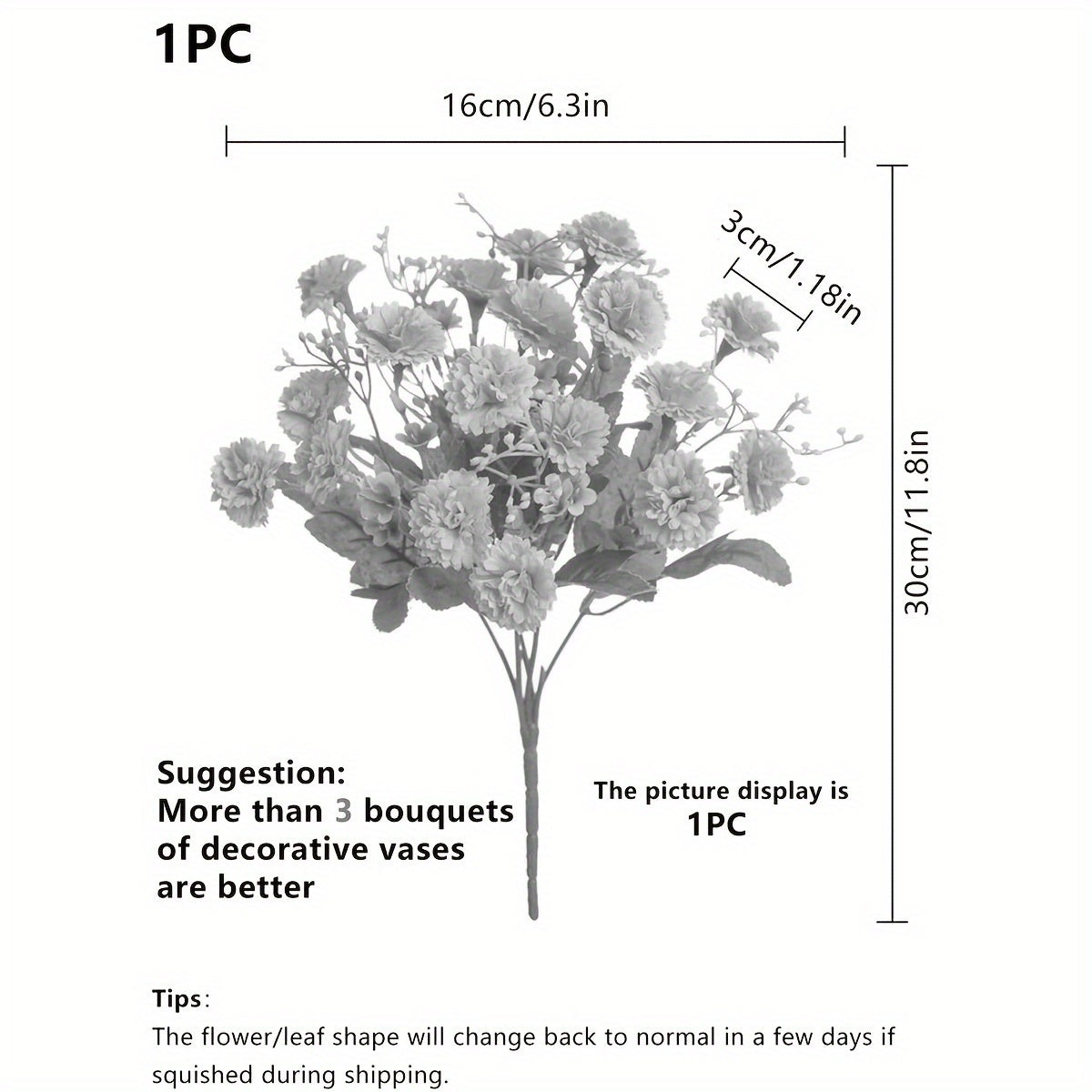 Artificial Daisy Flower Bouquet for Weddings Home Decor and Gifts