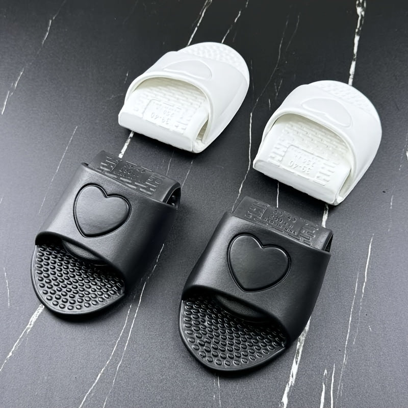 Unisex EVA Slippers Casual Solid Color Slip-On Slides Non-Slip Foldable