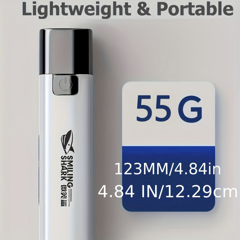 Linterna LED con banco de energía 150-350 lúmenes, batería de litio recargable, recargable por USB, para acampar y hacer senderismo al aire libre