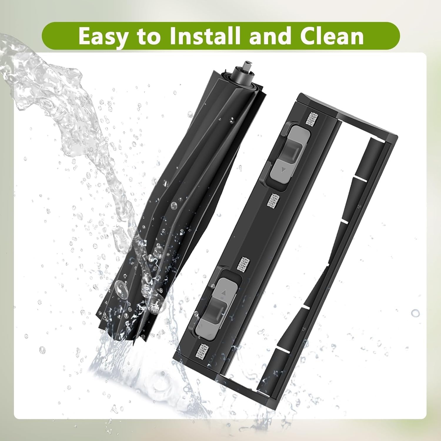 Robot Vacuum Accessories Set for Ecovacs X1 X1S T10 T20 Series Glue Brush Cover Plate Cleaning Brush