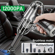Cordless Handheld Vacuum Cleaner with Cyclone Suction and Blower for Car Home Office