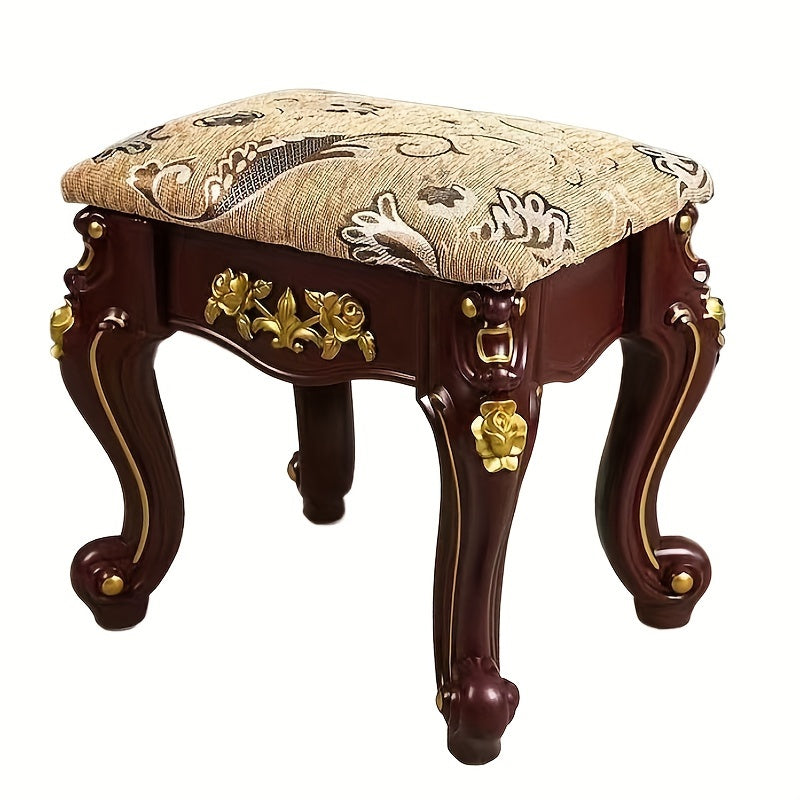 Fabric Stool for Shoes, Piano, Bedside, Compact, No Wood, Under 68cm