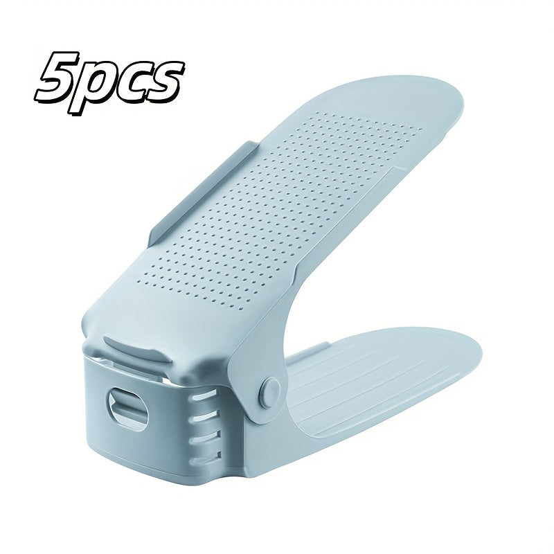 Adjustable Double-Deck Shoe Rack for Entryway and Bedroom Holds 22 Pairs