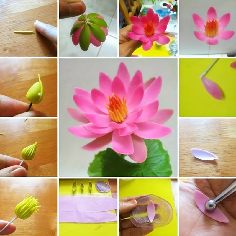 Flower Calyx Fondant Cutters Set Stainless Steel Cookie and Cake Decorating Tools