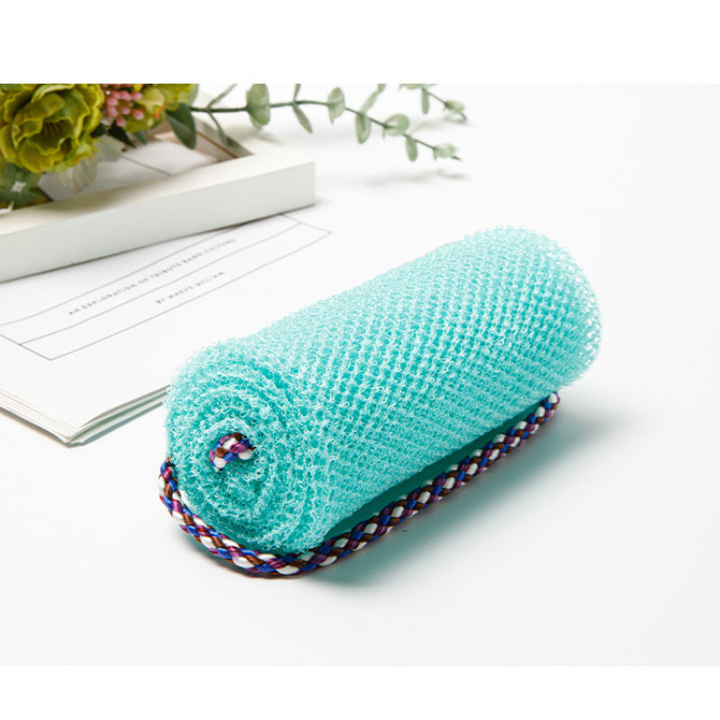 African Nylon Exfoliating Bath Towel for Dead Skin Removal Quick-Dry Lightweight Travel Bathroom