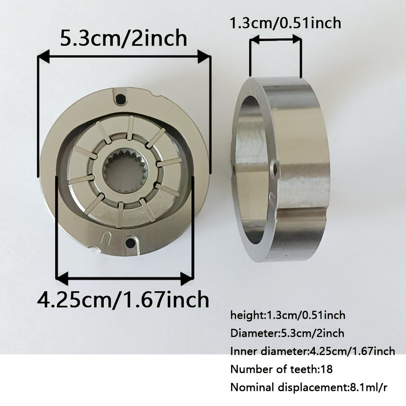 Power Steering Rotor Repair Kit 53x13x42.5mm for Car Vehicle Salvage
