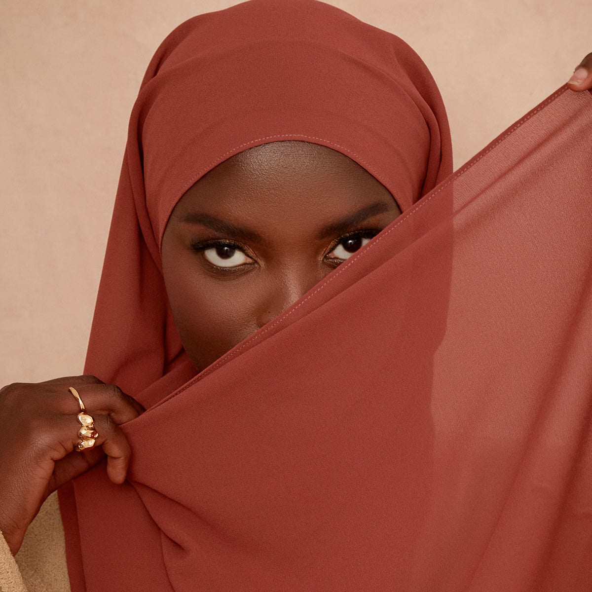 Women's Solid Color Chiffon Scarf - Lightweight and Breathable, Elegant and Simple Style, Windproof and Sun Protection Shawl