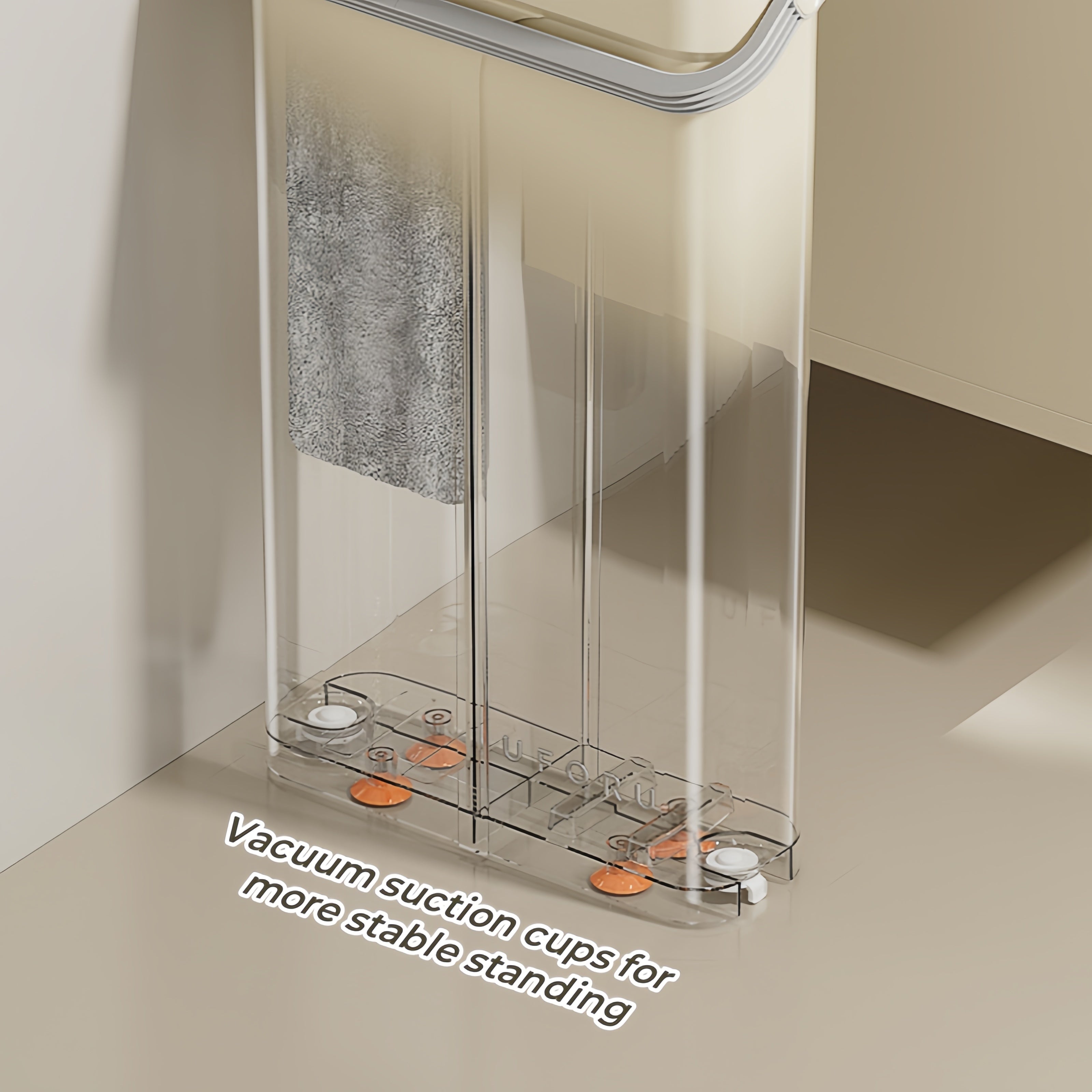 Qayta ishlatiladigan mikrotoʻlqinli yostiqlari bilan o'z-o'zini yuvadigan spreylash mop to'plami, ho'l va quruq polni tozalash uchun