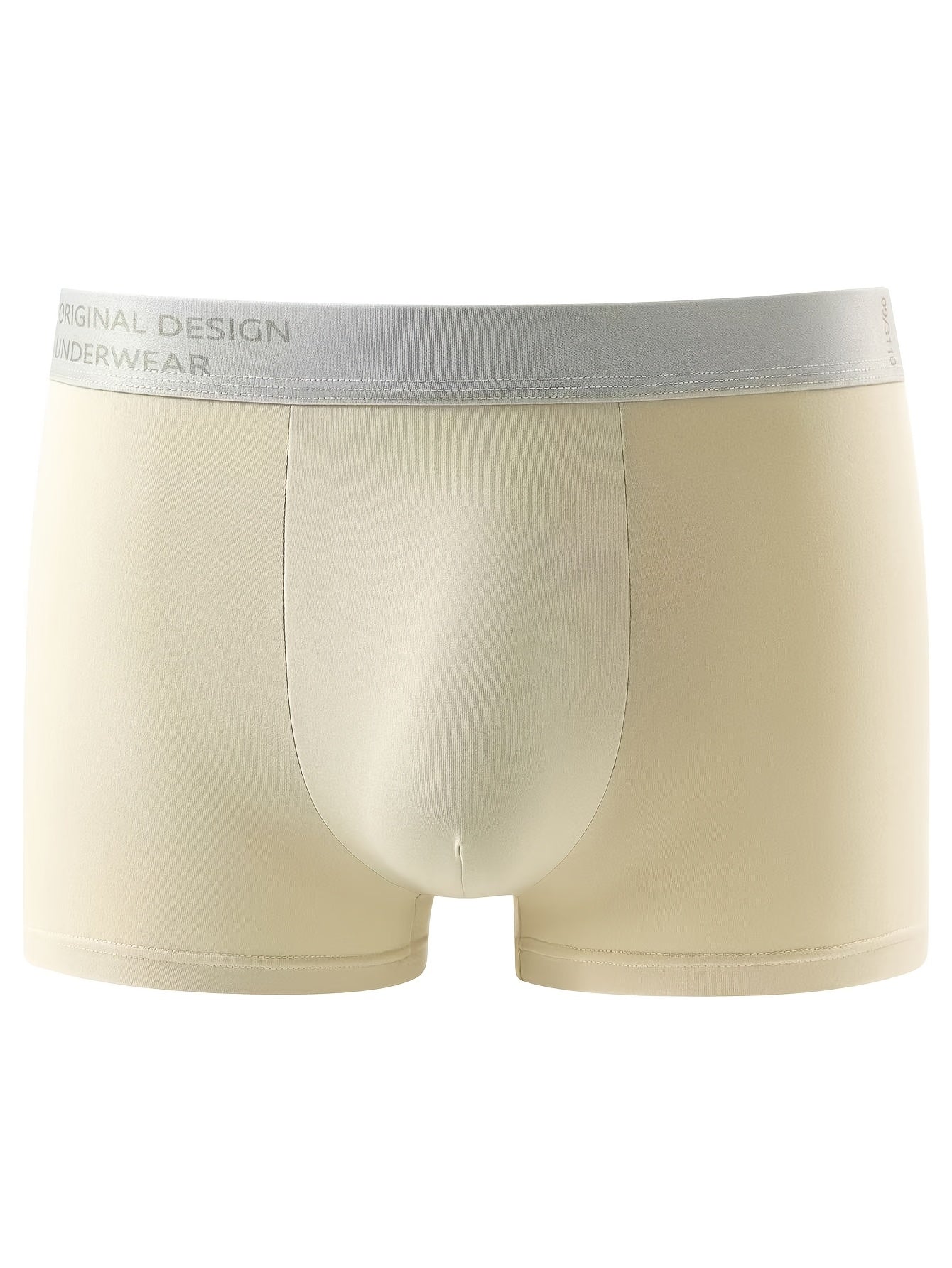 Men's Breathable Boxer Briefs Set of 4 Polka Dot Pattern with Contrast Trim and Stretch Fabric