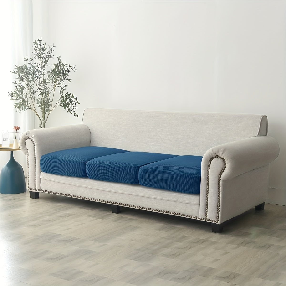 1 шт. жаккардовая наволочка для дивана для декора гостиной, с эластичным чехлом для сиденья для дивана.